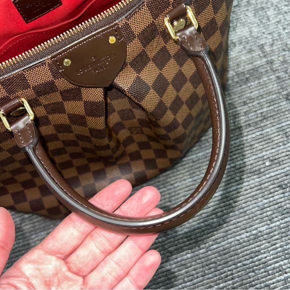LOUIS VUITTON DAMIER EBENE SIENA MM BAG - Picture 11 of 16